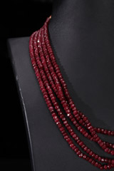 Maroon Multi String NecklaceIMG_9253