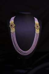 Pink Set with Floral Kundan MotifIMG_9447