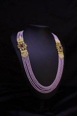 Pink Set with Floral Kundan MotifIMG_9451
