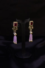 Pink Set with Floral Kundan MotifIMG_9454