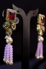 Pink Set with Floral Kundan MotifIMG_9455