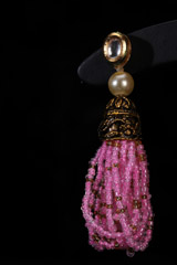 Pink And Purple Beaded Necklace SetIMG_9959