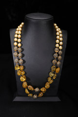 Yellow Multi Layer Necklace3629_video