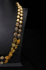 Yellow Multi Layer NecklaceIMG_9061