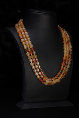 Orange Beaded NecklaceIMG_0381