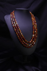 Rust Brown Multi Layer NecklaceIMG_9683