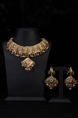 Antique Jadhau Necklace Set3637_video