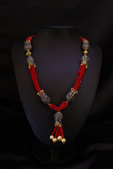 Necklace with Lotus Flowers