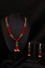 Necklace with Lotus Flowers