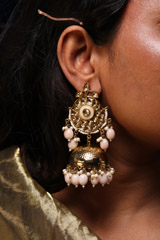 Kundan Pearls EarringsIMG_0672