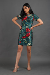 Green Rosebulb Dress