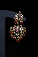 Jadhau Set With Red BeadsIMG_0937