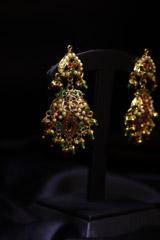 Jadau Set With Red & Green Beads_MG_8801