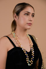 Pastel Multi Colour Necklace_DTR3604