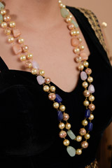 Pastel Multi Colour Necklace_DTR3606