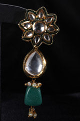 Emerald Green Kundan SetIMG_8255