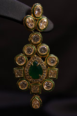 Blue Kundan Neklace Set