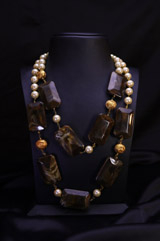Brown Multi-Layer Necklace