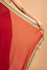 Red Georgette SareesDSC08998
