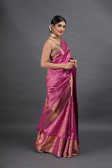 Pink Silk Kanjeevaram SareeADL00811