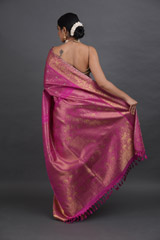 Pink Silk Kanjeevaram SareeADL00834