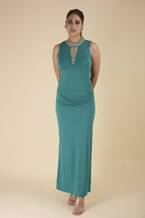 Teal Evening Gown_DTR2579