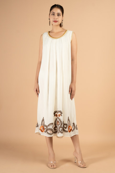 Ivory Mid Length Tunic