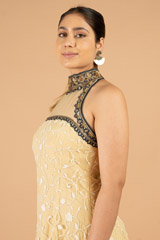 Beige Halter GownDSC06753