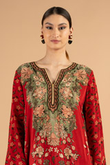 Red Floral Kiss KurtiDSC05075