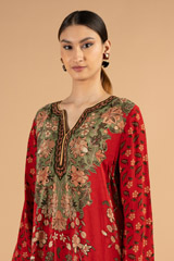 Red Floral Kiss KurtiDSC05078