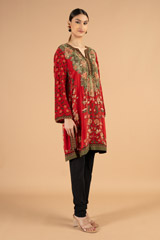 Red Floral Kiss KurtiDSC05080