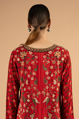 Red Floral Kiss KurtiDSC05081