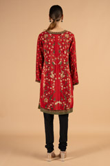 Red Floral Kiss KurtiDSC05082