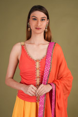 Yellow Ethnic LehengaDSC00435