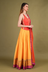 Yellow Ethnic LehengaDSC00437