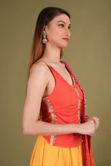 Yellow Ethnic LehengaDSC00438