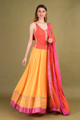 Yellow Ethnic Lehenga