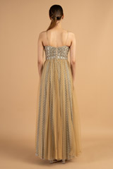 Beige Flared GownDSC01460