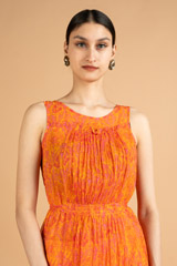 Orange Flared DressDSC07940