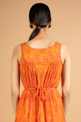 Orange Flared DressDSC07945