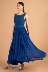 Oceanic Blue GownDSC03466