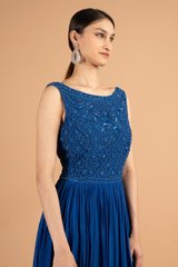 Oceanic Blue GownDSC03468