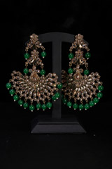 Pearls And Stones  Earrings