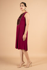 Maroon IndoWestern TunicDSC03650