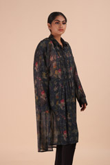 Dark Green Floral Midi DressIMG_7017