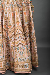 Peach Thread Work Lehenga_DSC3529