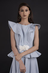 Blue Ruffle Gown_DTR9794