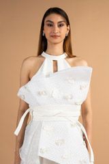 Hakoba Floral Embroidery GownDSC09831