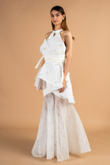 Hakoba Floral Embroidery GownDSC09833