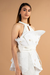 Hakoba Floral Embroidery GownDSC09835